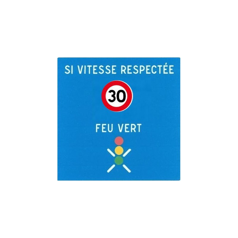 Panneau signalisation feux tricolores de récompense