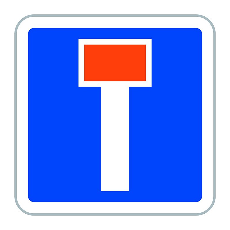 Panneau De Signalisation Routière, Type C13a, Aluminium, NF, Classe 2