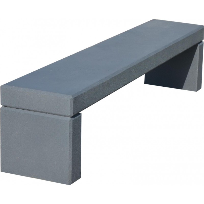 Banc béton contemporain