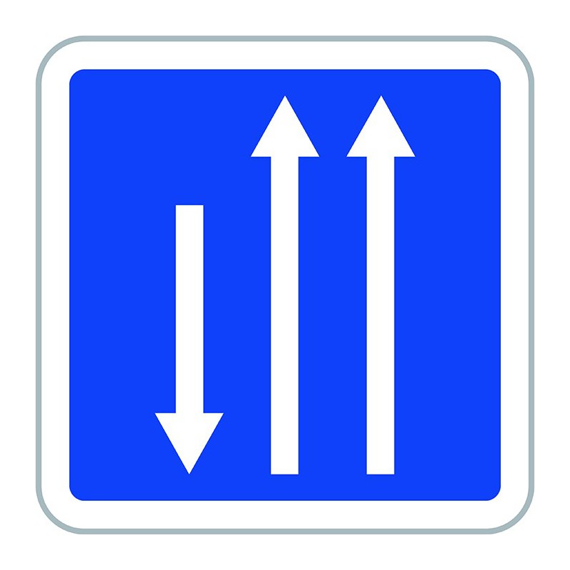 Panneau De Signalisation Routière, Type C29b, Aluminium, NF, Classe 2