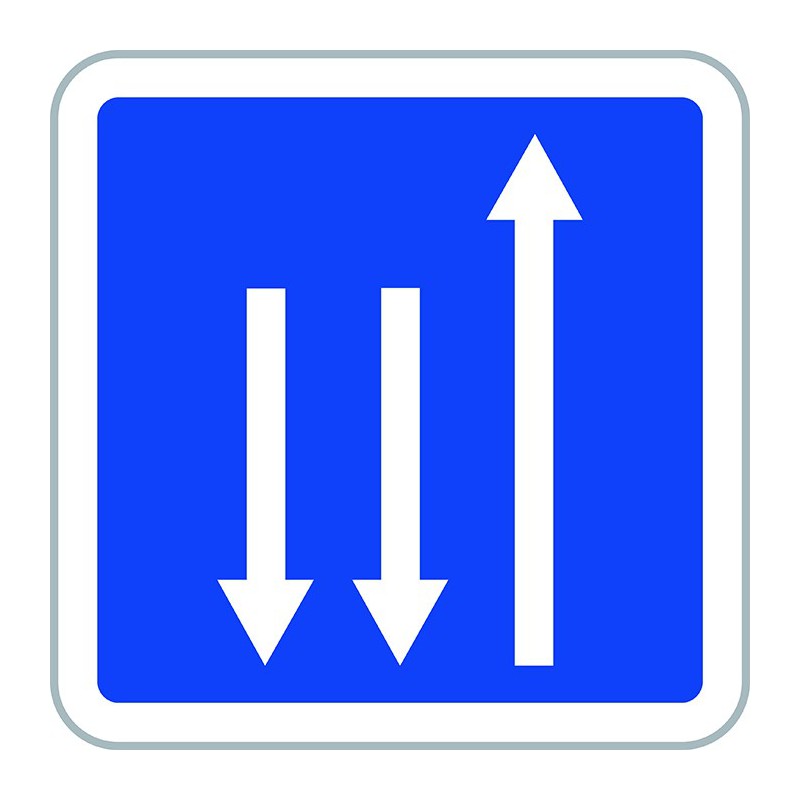 Panneau De Signalisation Routière, Type C29c, Aluminium, NF, Classe 2