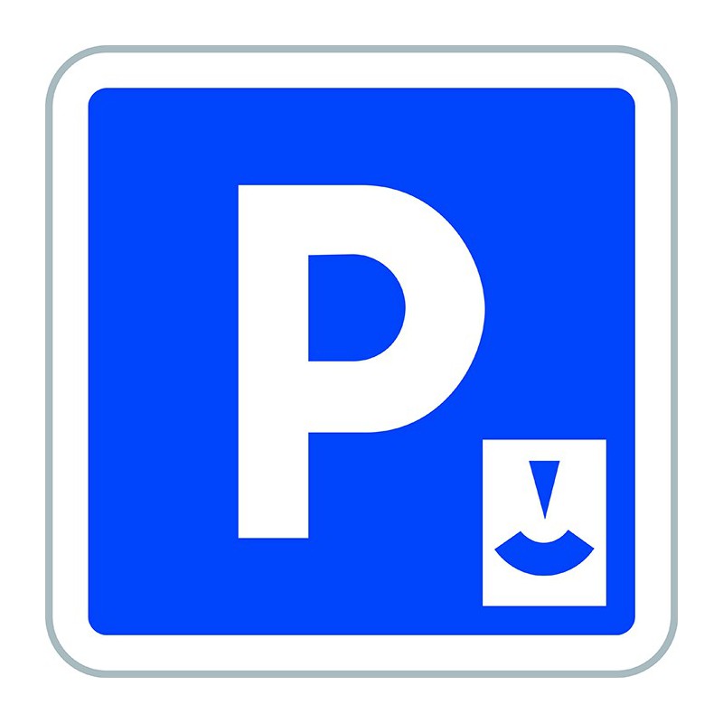 Panneau De Signalisation Routière, Type C1b, Aluminium, NF, Classe 2