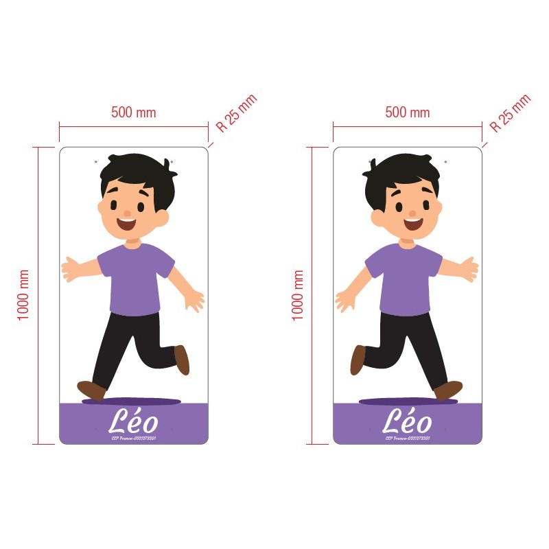 Figurine Léo, sécurisation passages piétons.