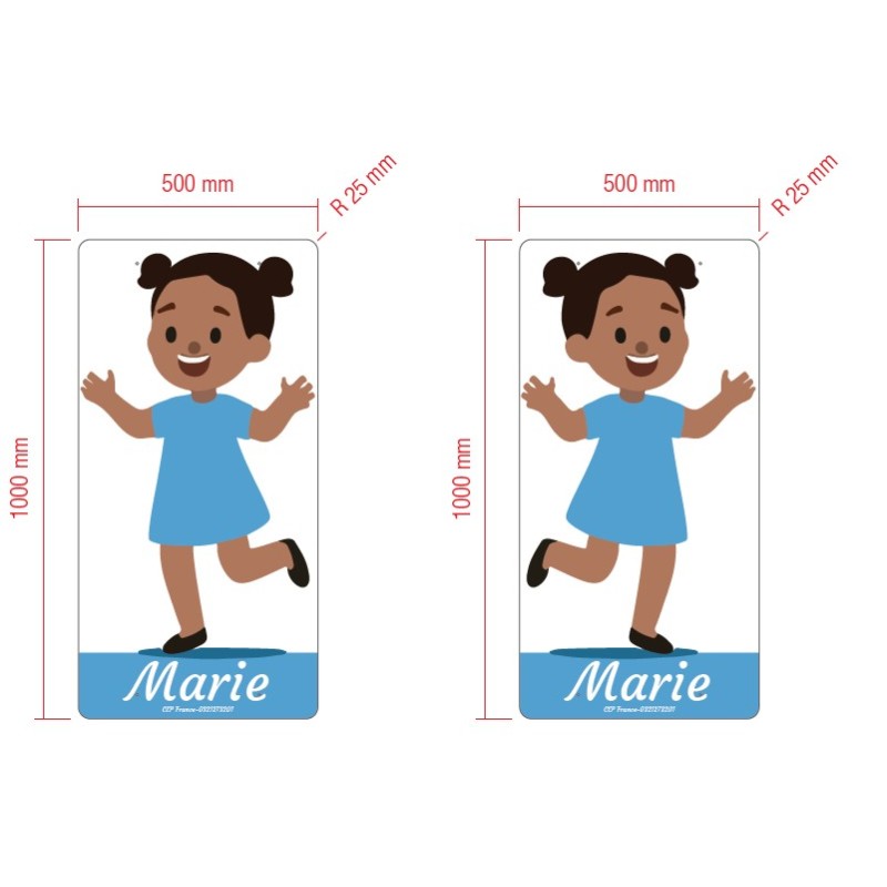 Figurine Marie, sécurisation passages piétons.