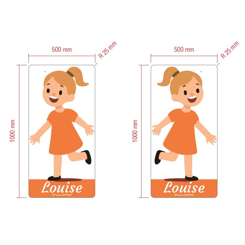 Figurine Louise, sécurisation passages piétons.