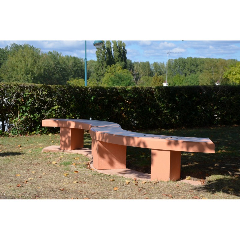 Banc en béton spira