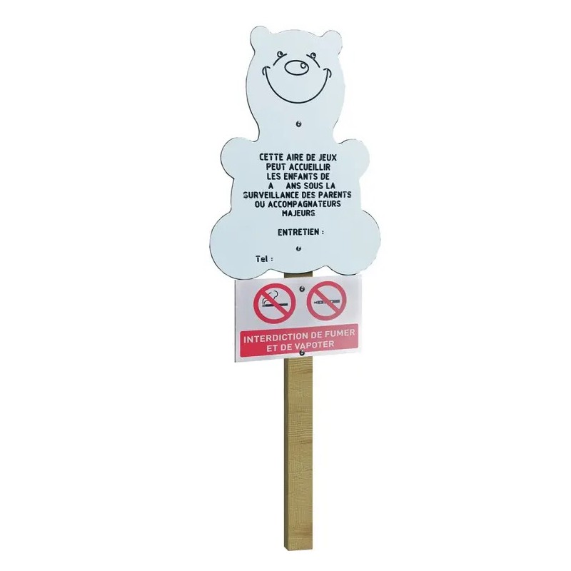 Signalétiques pour aires de jeux