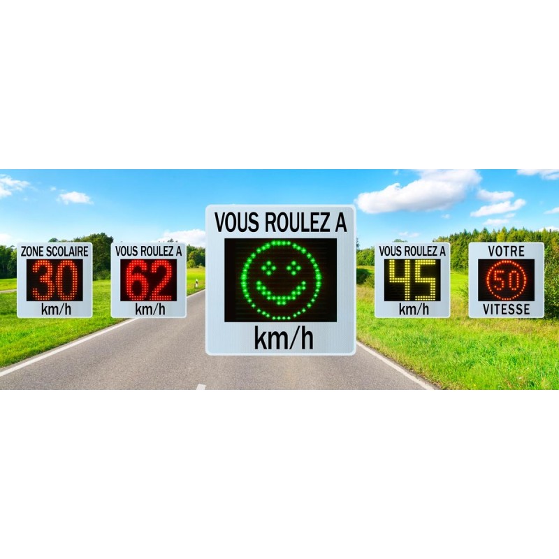 Radar de vitesse GR36Cl avec fonction GPRS