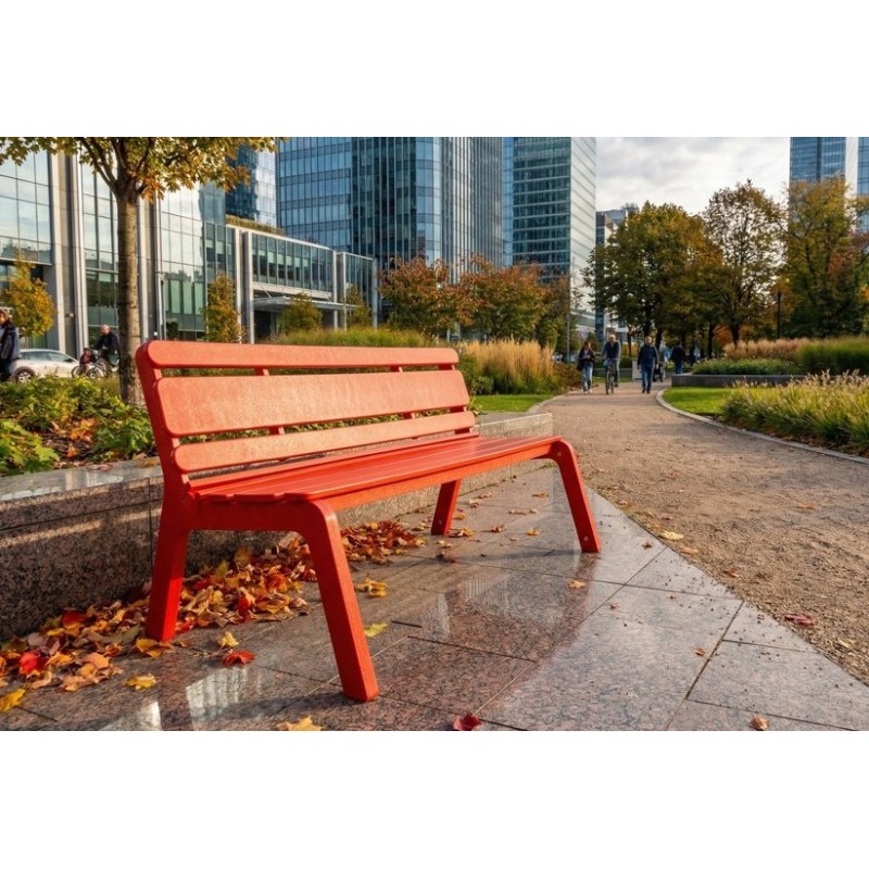 Banc en pehd recyclable