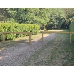 Barrière d'accès en bois Turin