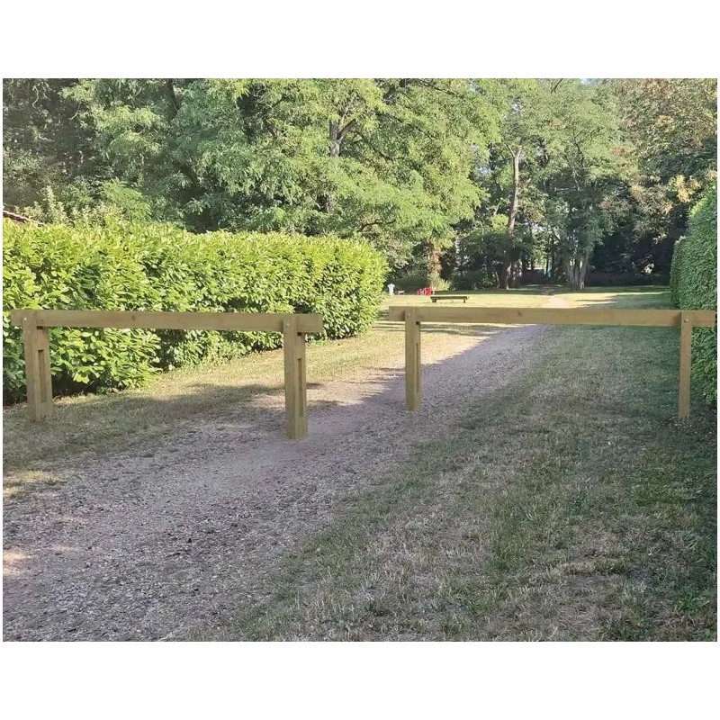 Barrière d'accès en bois Turin