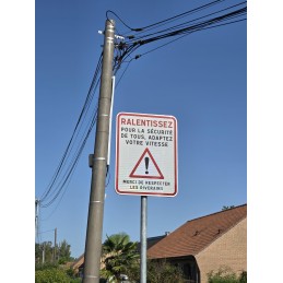 Panneau sensibilisation à...
