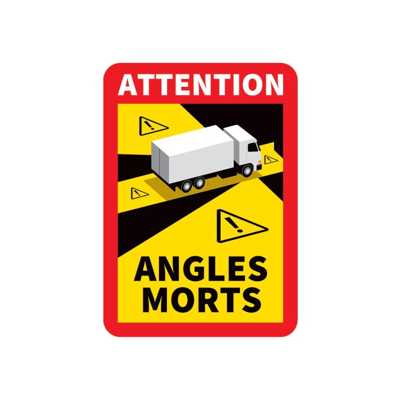 Adhésif angles morts pour camions