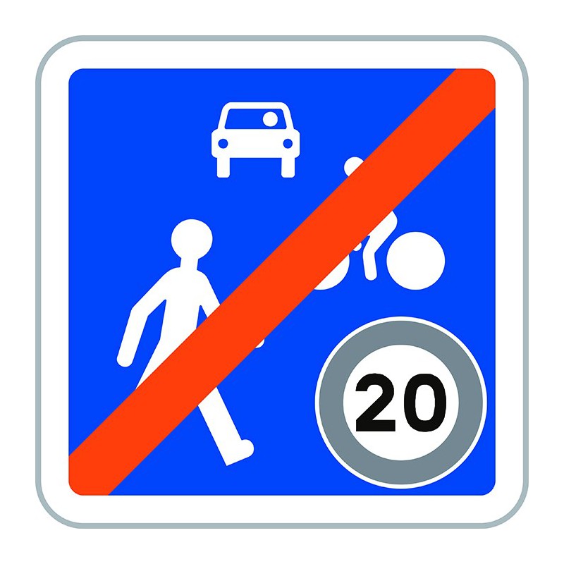 Panneau De Signalisation Routière, Type B53, Aluminium, NF, Classe 2