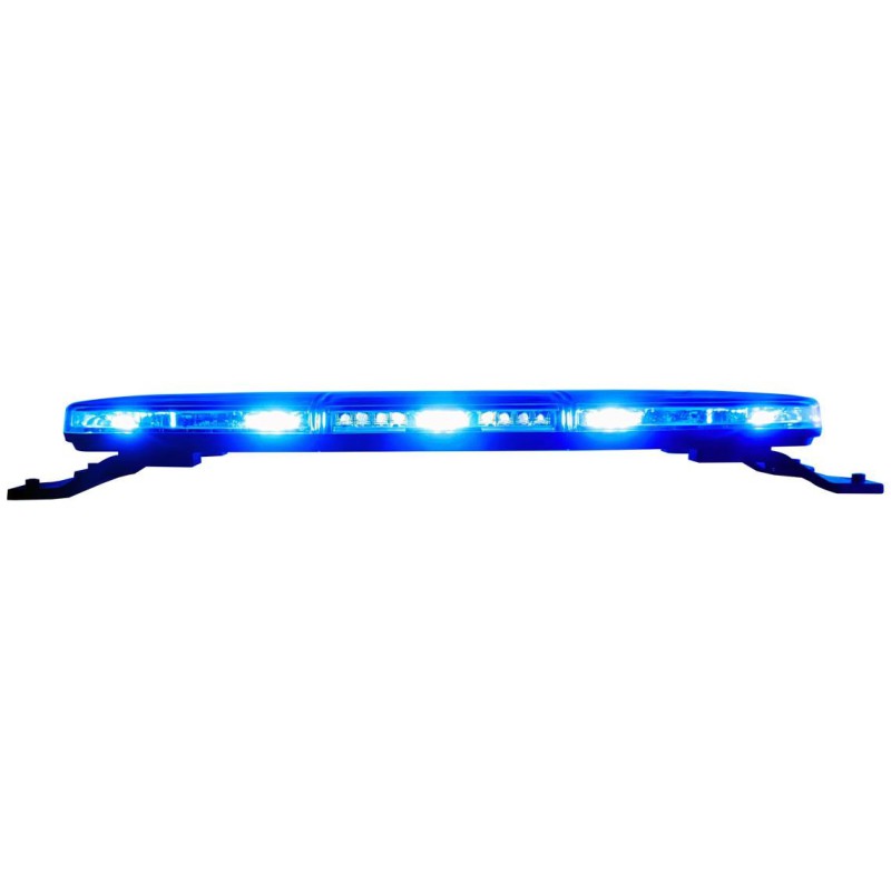 Rampe lumineuse extra-plate LED bleue 950 mm