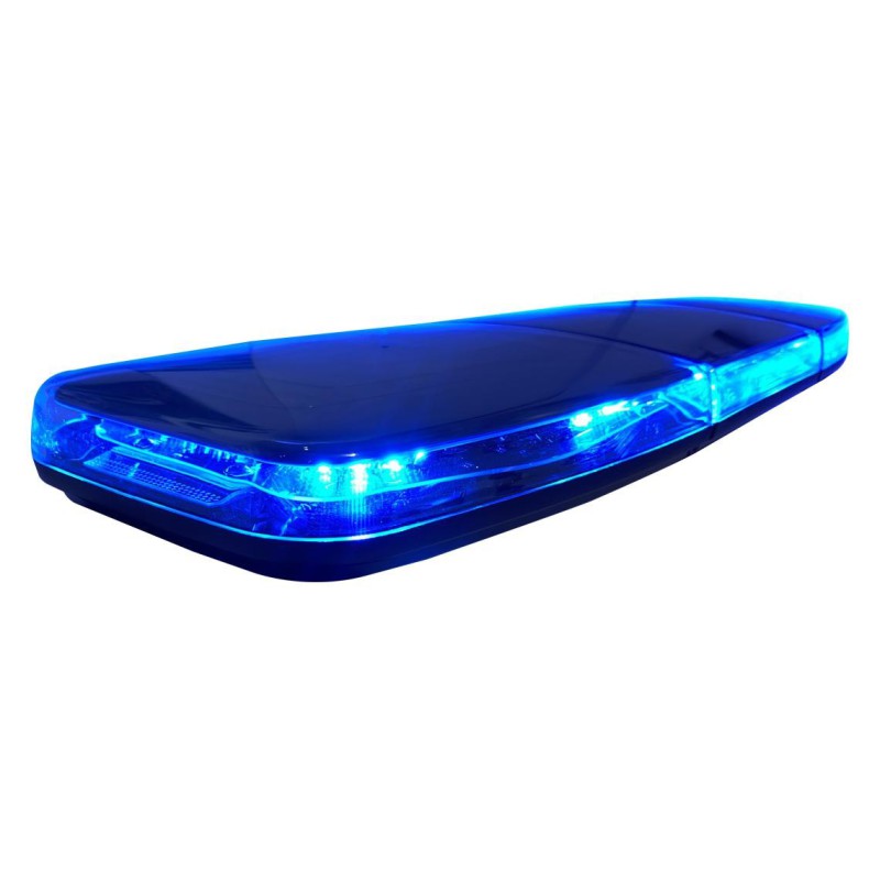 Rampe lumineuse extra-plate LED bleue 950 mm TOUTES OPTIONS