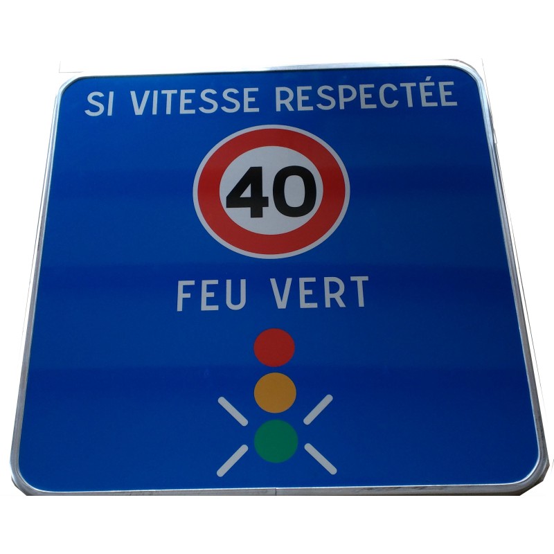 Panneau signalisation feu intelligent