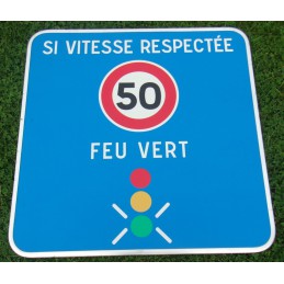 Panneau signalisation feu...