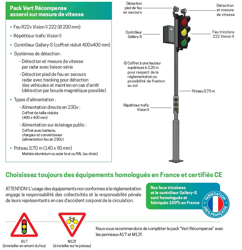 feu tricolore de récompense